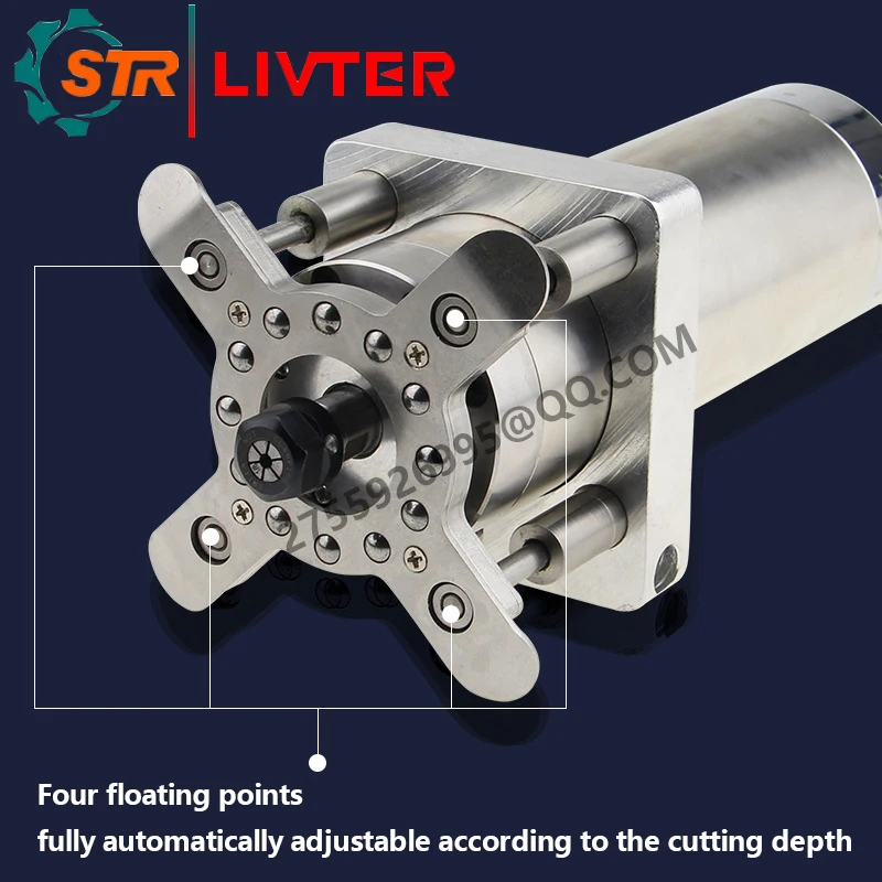 CNC Leather Engraver's Auto Clamp Base w/ Floating Press Plate, CNC Accessory for Engraving Machine