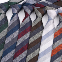 Luxury 8CM Mens Ties Stripes Classic Business Jacquard Woven Neck ties Necktie For Men Groom Wedding Party Neckwear