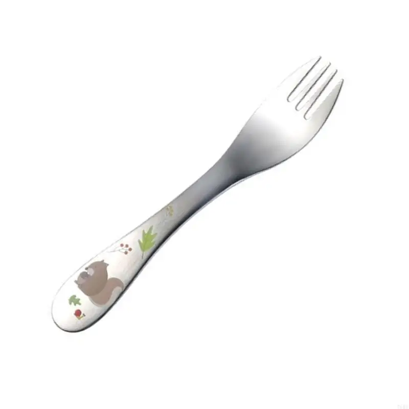

76HF Cartoon Theme Tableware Training Utensils Child Knife/Fork/Spoon for Kids