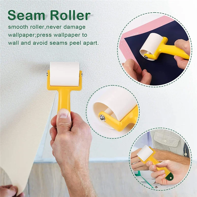 

A84Z-Scraper Film Tool Wallpaper Smoothing Tool Wallpaper Brush For Wallpaper Hanging Painter Sticker Painting Tool Kit