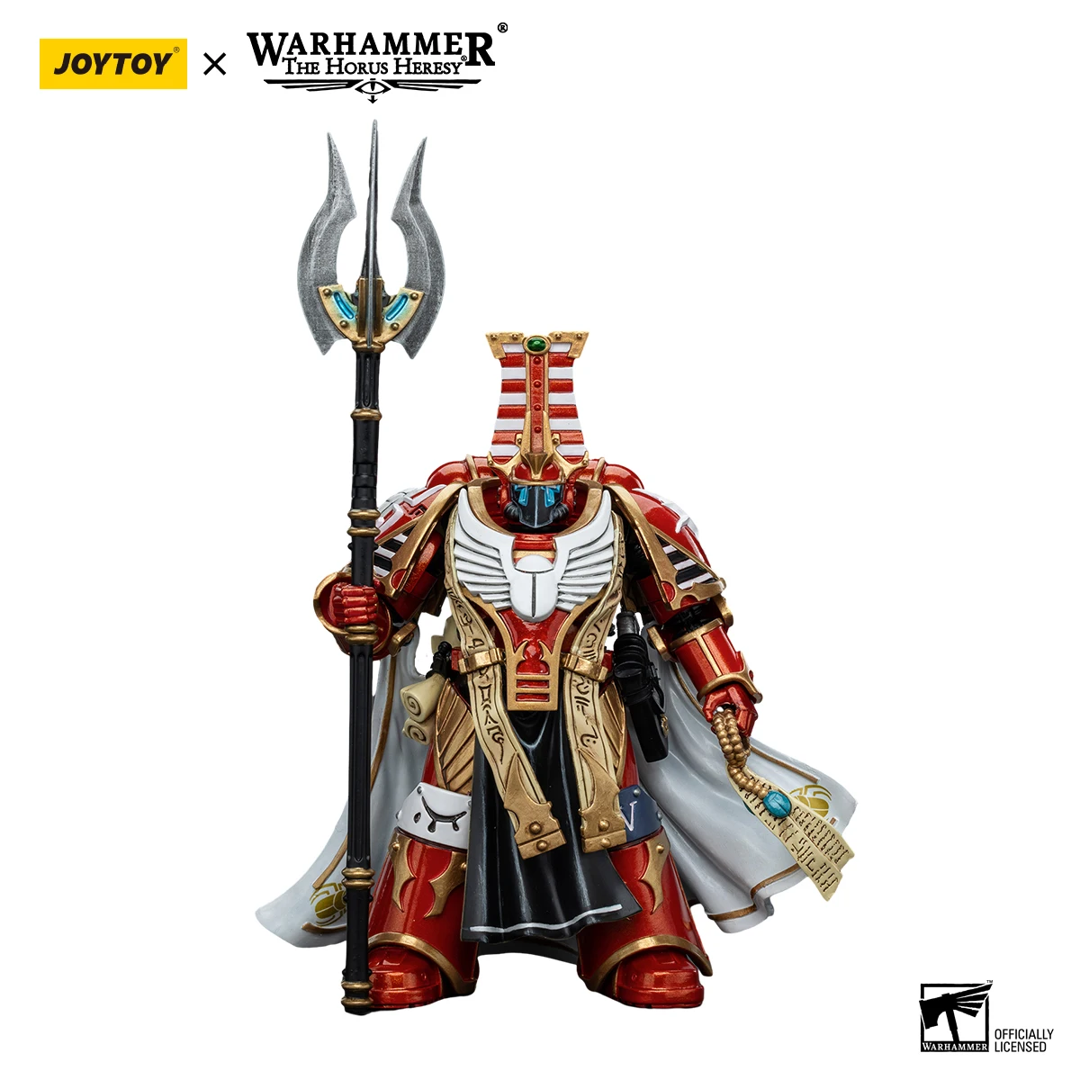 [EN STOCK] JOYTOY Warhammer 30K 1/18 figura de acción Magnus la Primarca Roja de la Ley XV colección Anime modelo de juguete