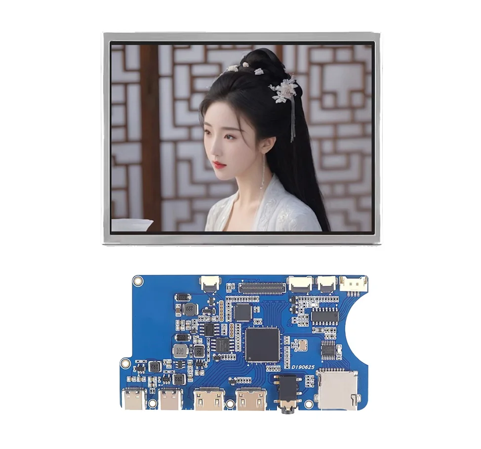 4.8 inch LMS480JC01 LCD panel 1024 * 600 high resolution, touch type