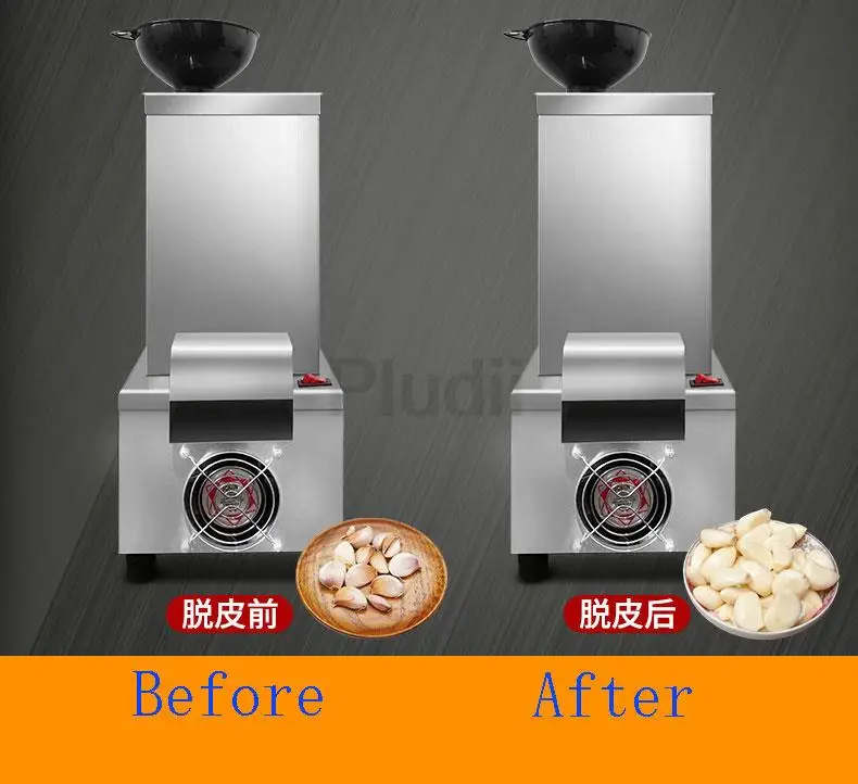 110/220V Electric Home Grain Separator Garlic Peeler Machine Peeling Commercial Stainless Steel for Restaurant Barbecue Machine