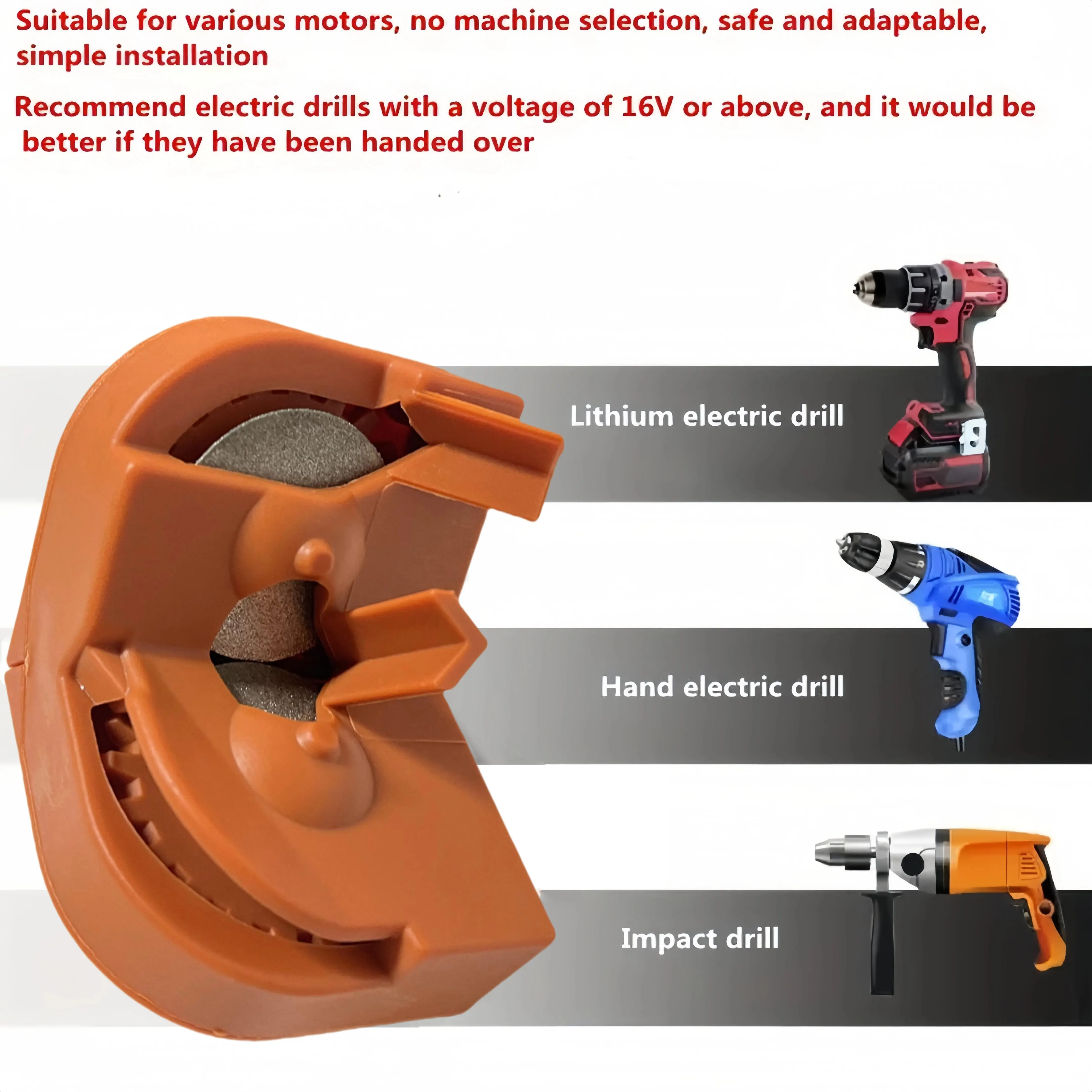 Portable Sharpener Efficient Grinding Machine Drill  Grinding Wheel Tool For Drill Bit/Milling Cutter/Scissor