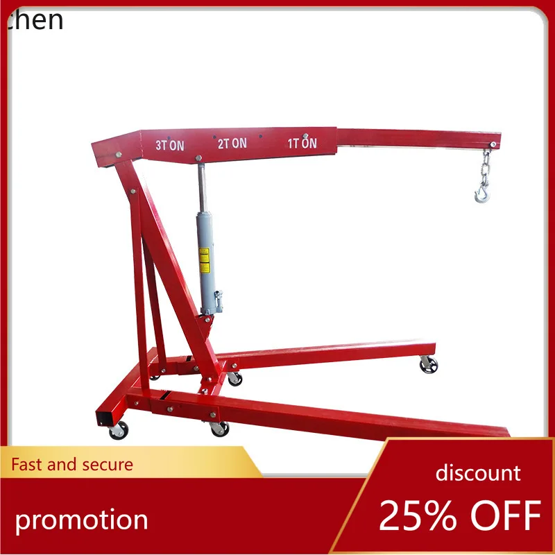 

CZ Engine Small Crane Single Arm Crane 2 Ton 3 Ton Auto Repair Mobile Folding Crane