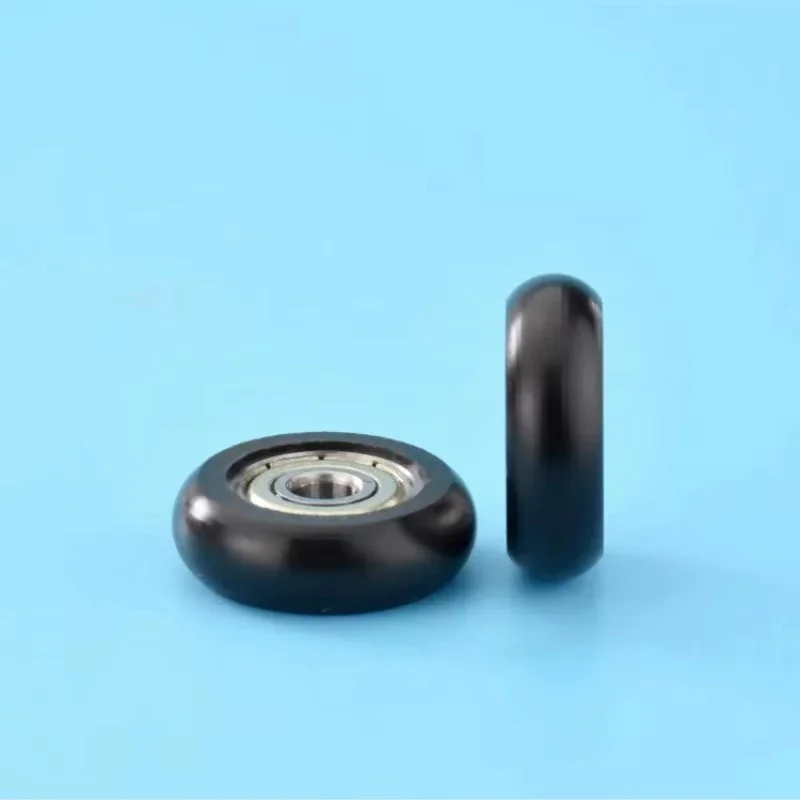 1 قطعة 4x19x6 مللي متر محامل بلاستيكية مطلية ، بكرات ، طابعات ثلاثية الأبعاد أبواب النوافذ أدراج خزائن العرض ، بكرات