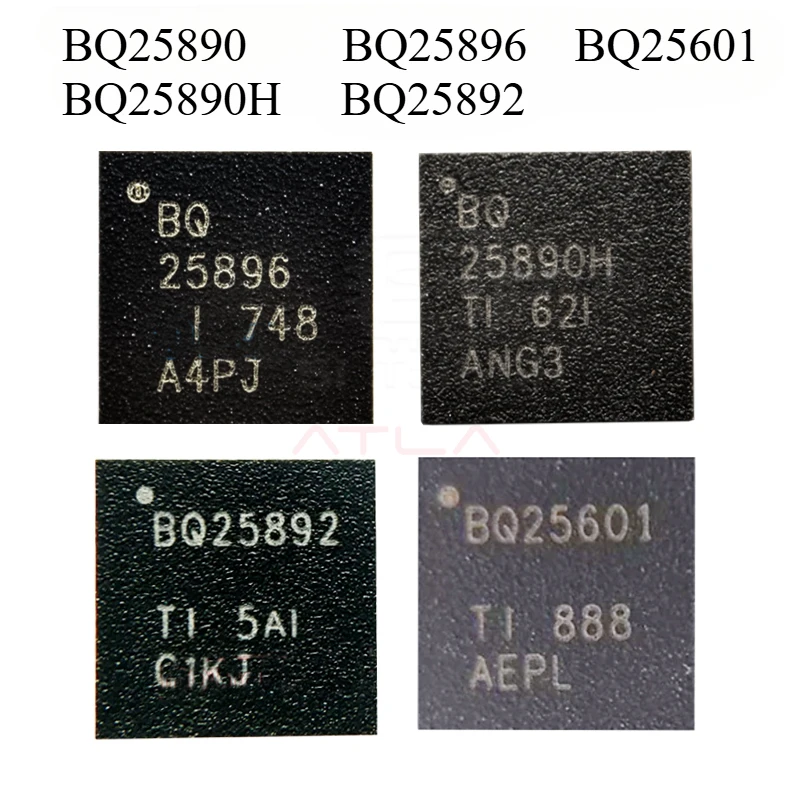 

5PCS BQ25601 BQ25890 QFN BQ25890H BQ25896 BQ25892RTWR BQ Series Charging Ics