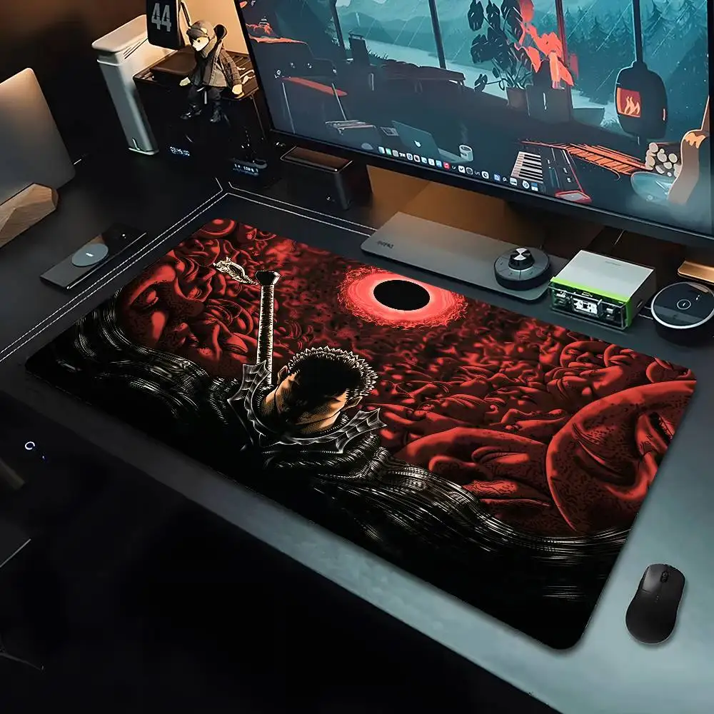 Mouse Pad Computer Gaming Accessories Varmilo Keyboard MousePad CS GO LOL Mouse Mat Berserk Guts Anime Dywan Gamer Desk Mat