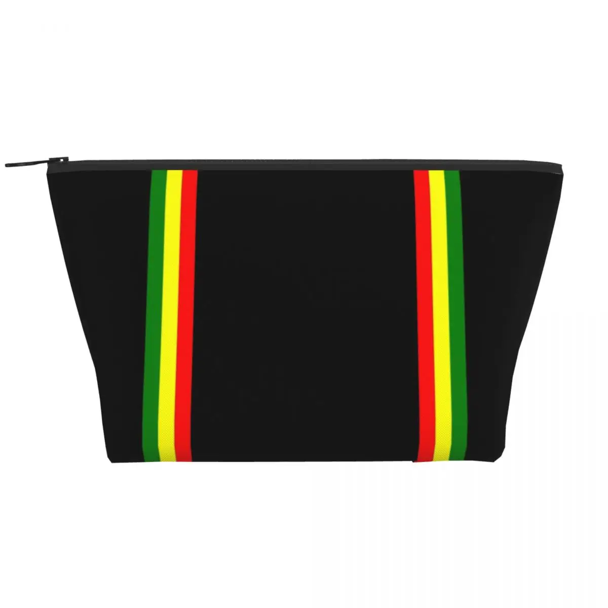 

Travel Rasta Stripe Rasta Color Toiletry Bag Portable Makeup Cosmetic Organizer for Women Beauty Storage Dopp Kit Case