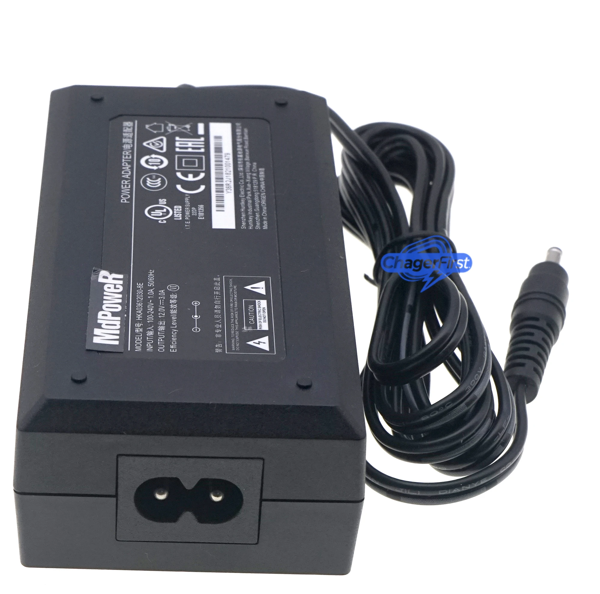 Genuine Huntkey 12V 3A 3.5*1.35mm HKA03612030-8E AC Adapter For HP Elite L2201x LM917A LM917AA Monitor Power Supply 649156-001