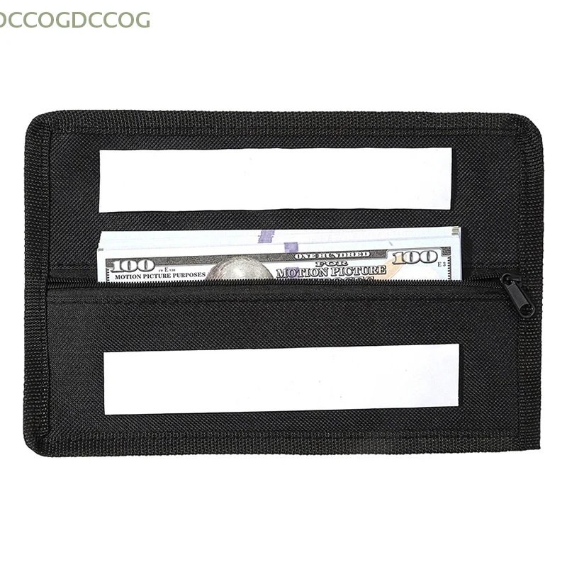 1pcs Concealed Pocket Storage Credit Card Holder Coin Pouch Cash Wallet Essential Items Such as Documents Account Books Watches