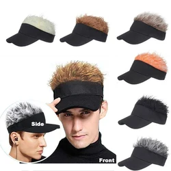  Creative Performance Wig Golf Baseball Hat Hip-Hop Sun Hat Funny Duck Tongue Sun Hat Men's And Women's Pointed Wig Hat