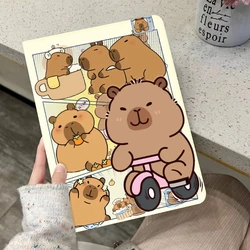 With Pencil Holder Cover for Ipad 10th Generation Case 7 8 9th 10.2 Funda Cover Ipad Mini6 8.3 Ipad 5th 6th 9.7 Kapybara Shell