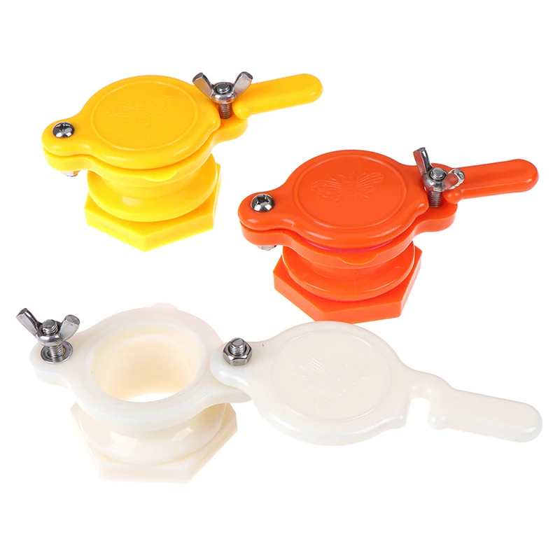 Plastic Honey Gate Valve Honey Extractor Flow Port Gardening Bee Honey Tap