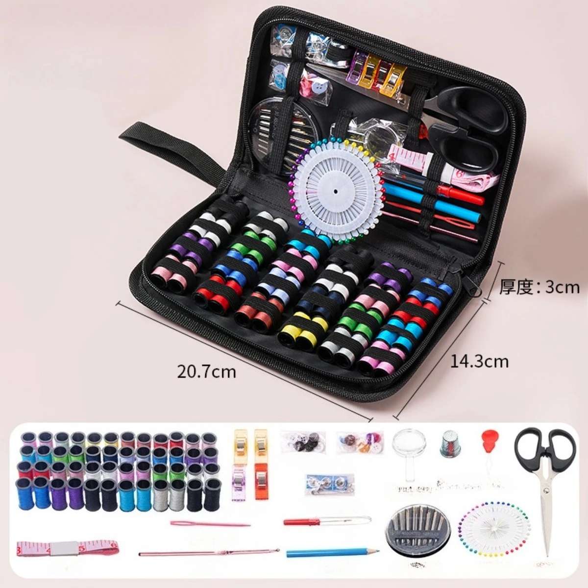 

Sewing Kit for Adults Sewing Supplies Complete Sew Kit of Needle Thread for Beginners Travel Emergency Home Hand Sewing Repair