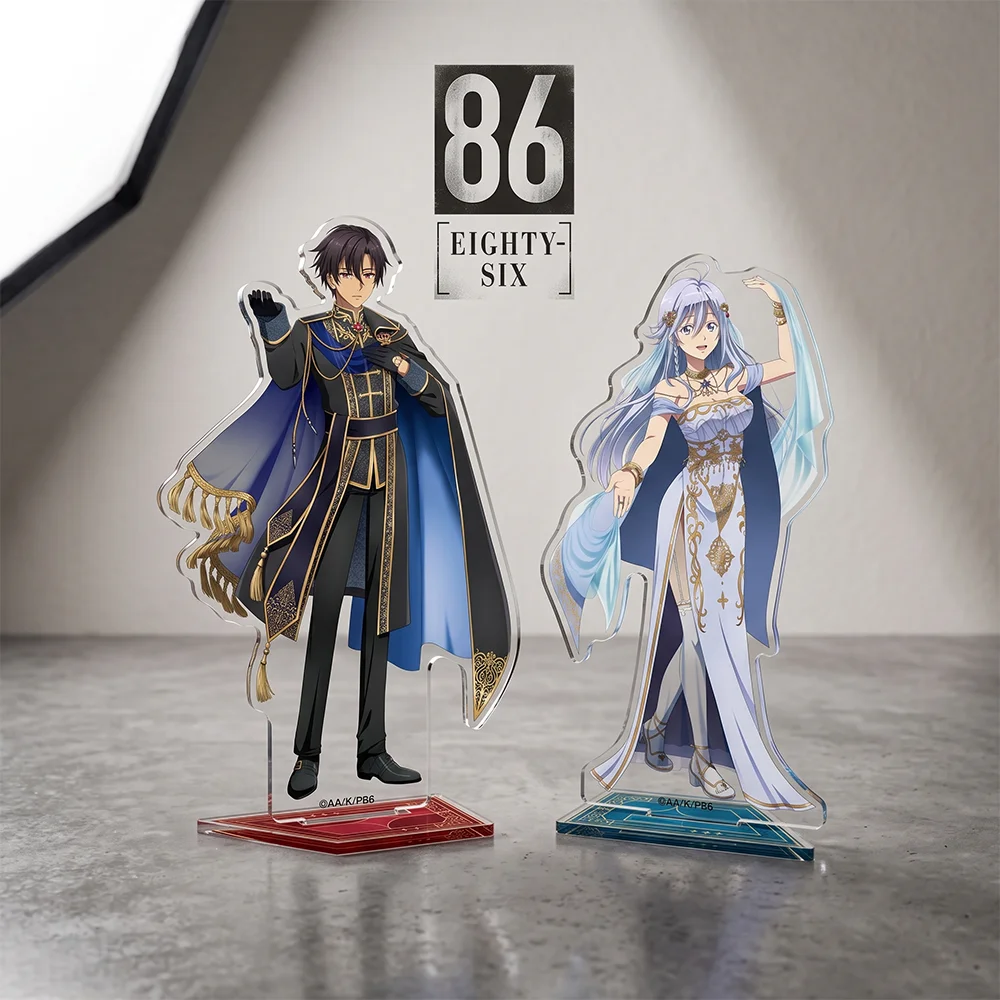 86 EIGHTY-SIX Shin Lena Dress Up 15CM Double Sided Acrylic Stand Keychain 2026 New Anime Stand Tabletop Display Fans Gift