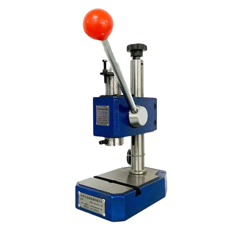 Manual Press Mobile Phone Case Punching Diagonal Punching Machine Motor Installation Press Silicone Punching Hand Press