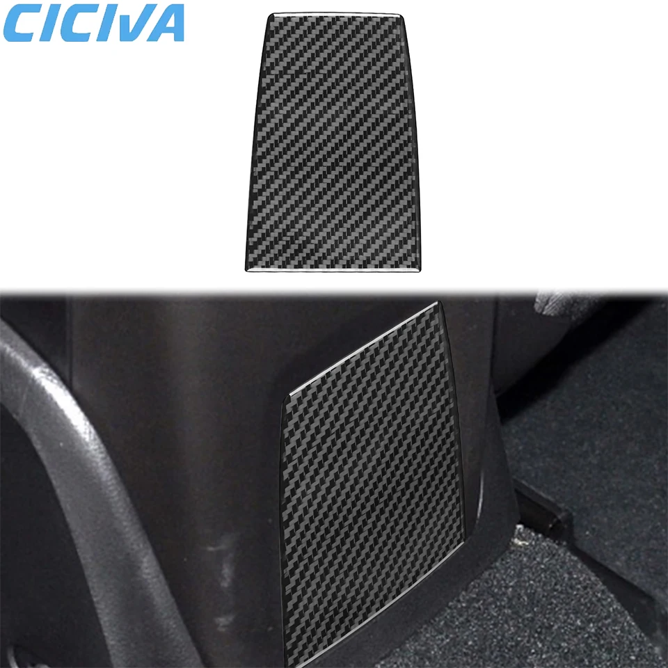 

For Ford Focus 2012 2013 2014 Carbon Fiber Rear middle lower decoration Trim Car interior Accessories Stickers