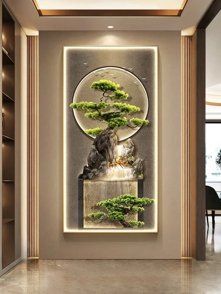 

Luxury High-end LED Wall Lamp - Modern Painting Hanging Mural Light for Entrance, Corridor & Living Room Home Decor