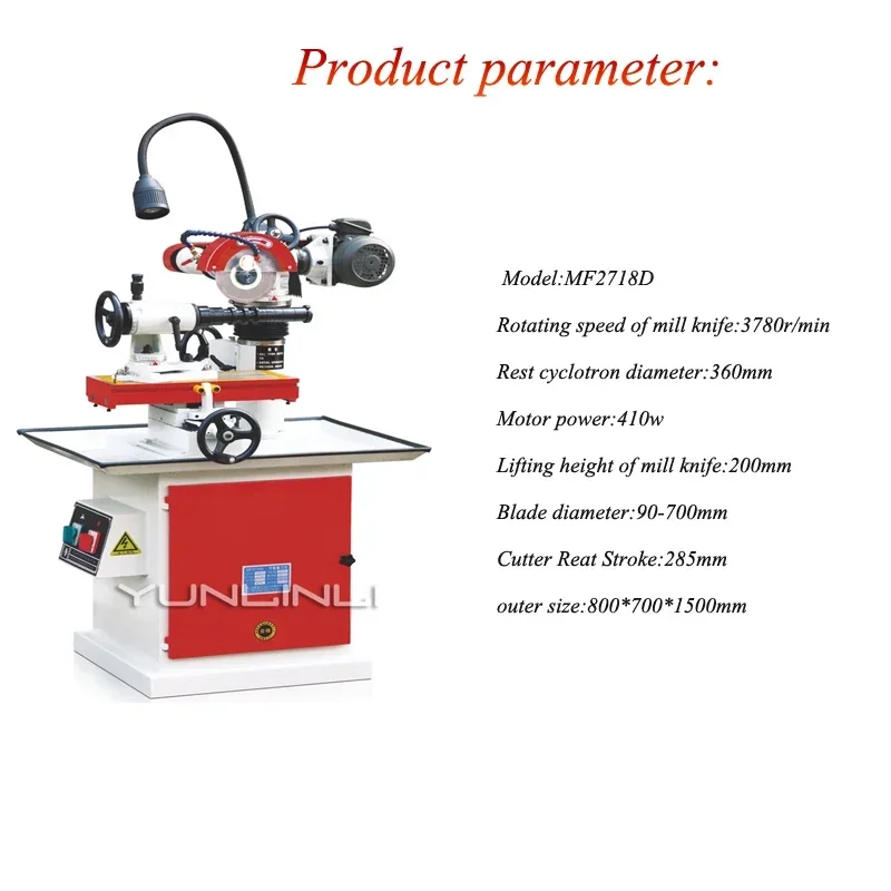 Universal Cutter Grinder 380V 3780r/min Drill Sharpener Sharpening Machine for End Mill Twist Drill Cutter  MF2718D