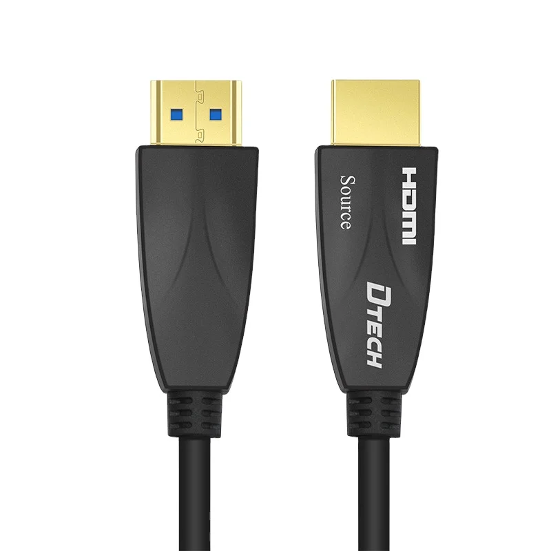 

DTECH 20M 30M 50M 90M 100M 4k Home 18G HDMI AOC Оптоволоконный кабель Фабрика в Гуанчжоу