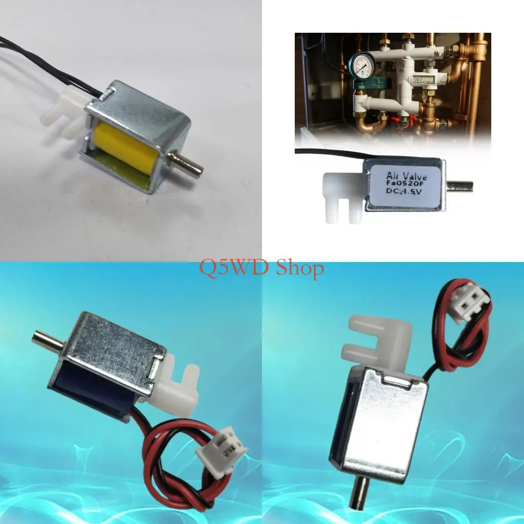 Q5WD Fa0520F Small Electric Solenoid Valves Efficient Gas Control Two Position Three Way Gas Air Valves Low Power Consumption