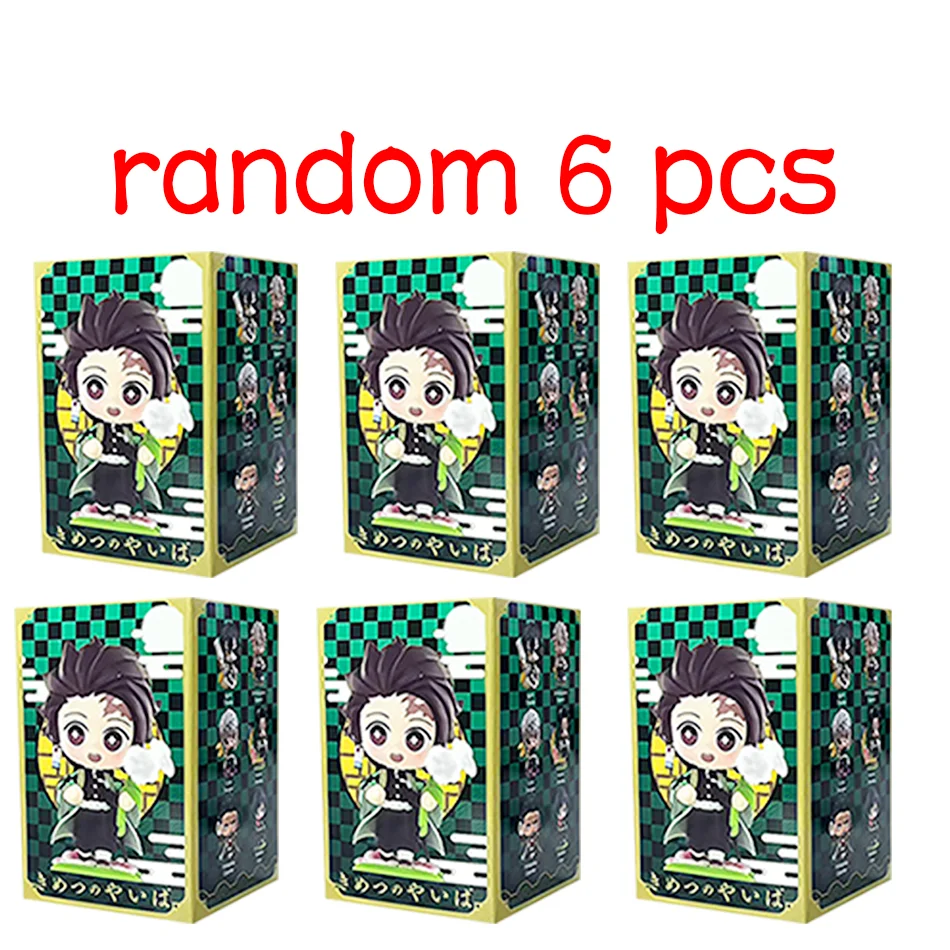 Demon Slayer Tanjiro Kamado Nezuko anime cartoon figuur blinde doos creatieve gepersonaliseerde standbeeld model ornament verrassing geschenkdoos