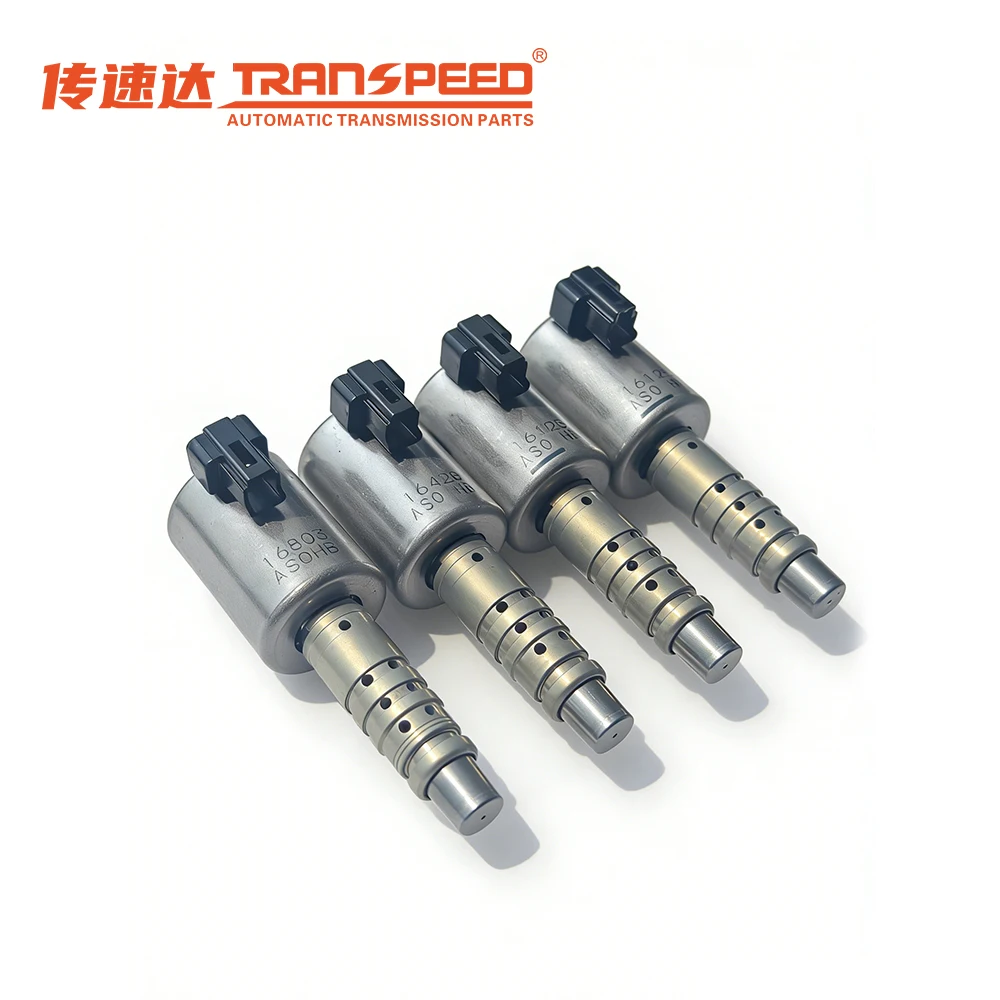 TRANSPEED JF017 CVT 8 JF017E Transmission Valve Body Solenoid Kit 4PCS For Nissan Altima Murano Pathfinder 2012-2016
