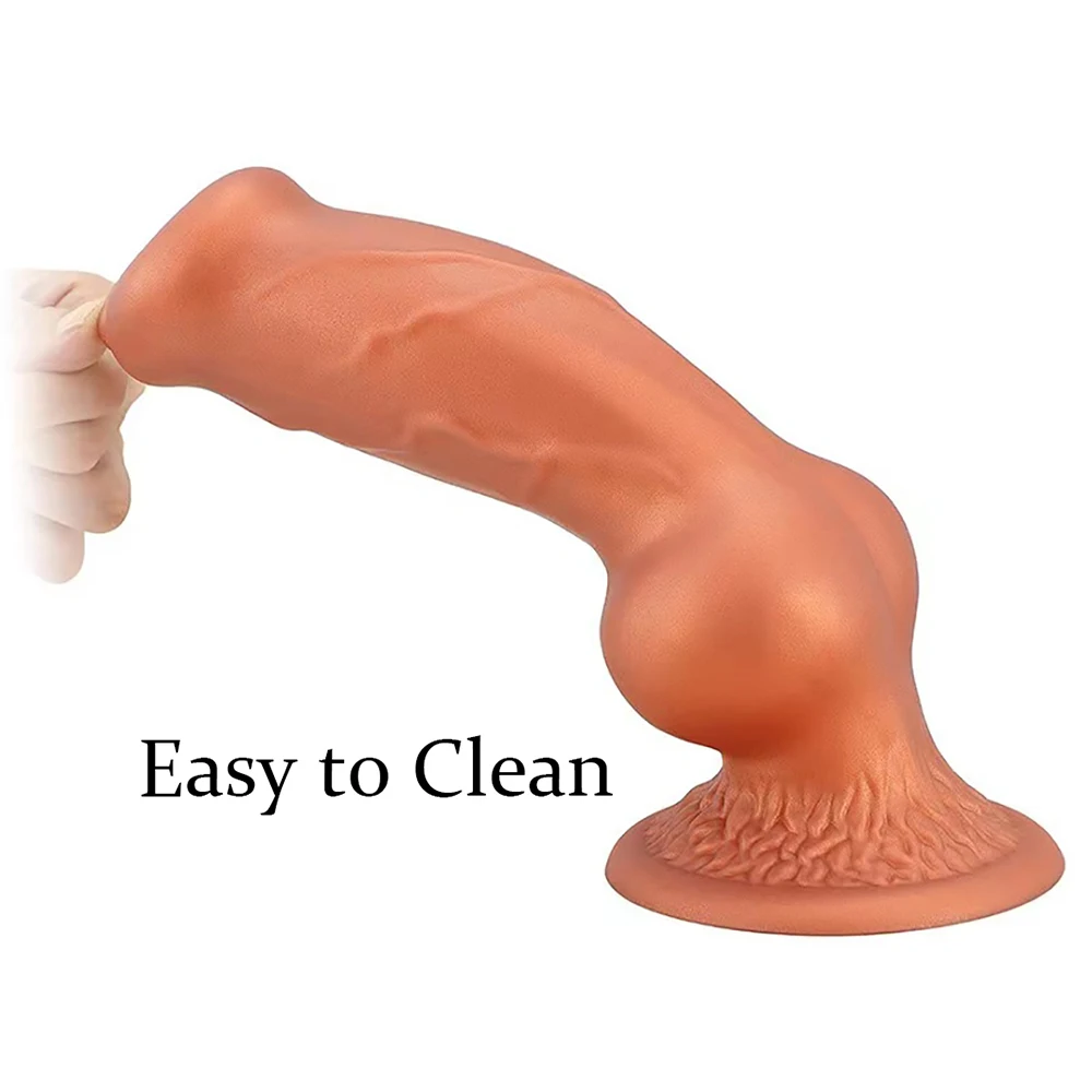 Dog Dildo Soft Penis Anal Plug Silicone Big Butt Plug Anus Expansion Prostate Massager Vagina Stimulator Adult Sextoy For Woman