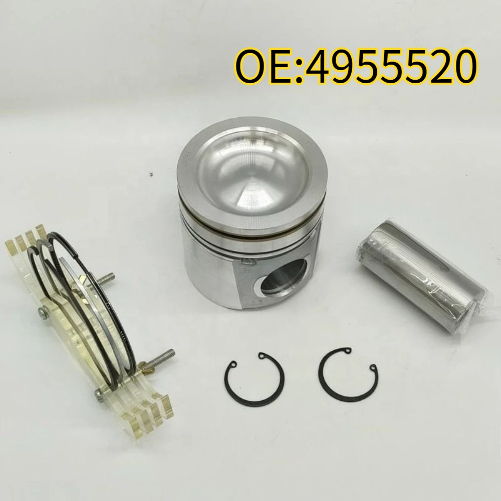 

High quality New For 6 Pack Piston 4955520 Piston Rings Kit Fits For 07-19 Dodge Ram 6.7 Cummins