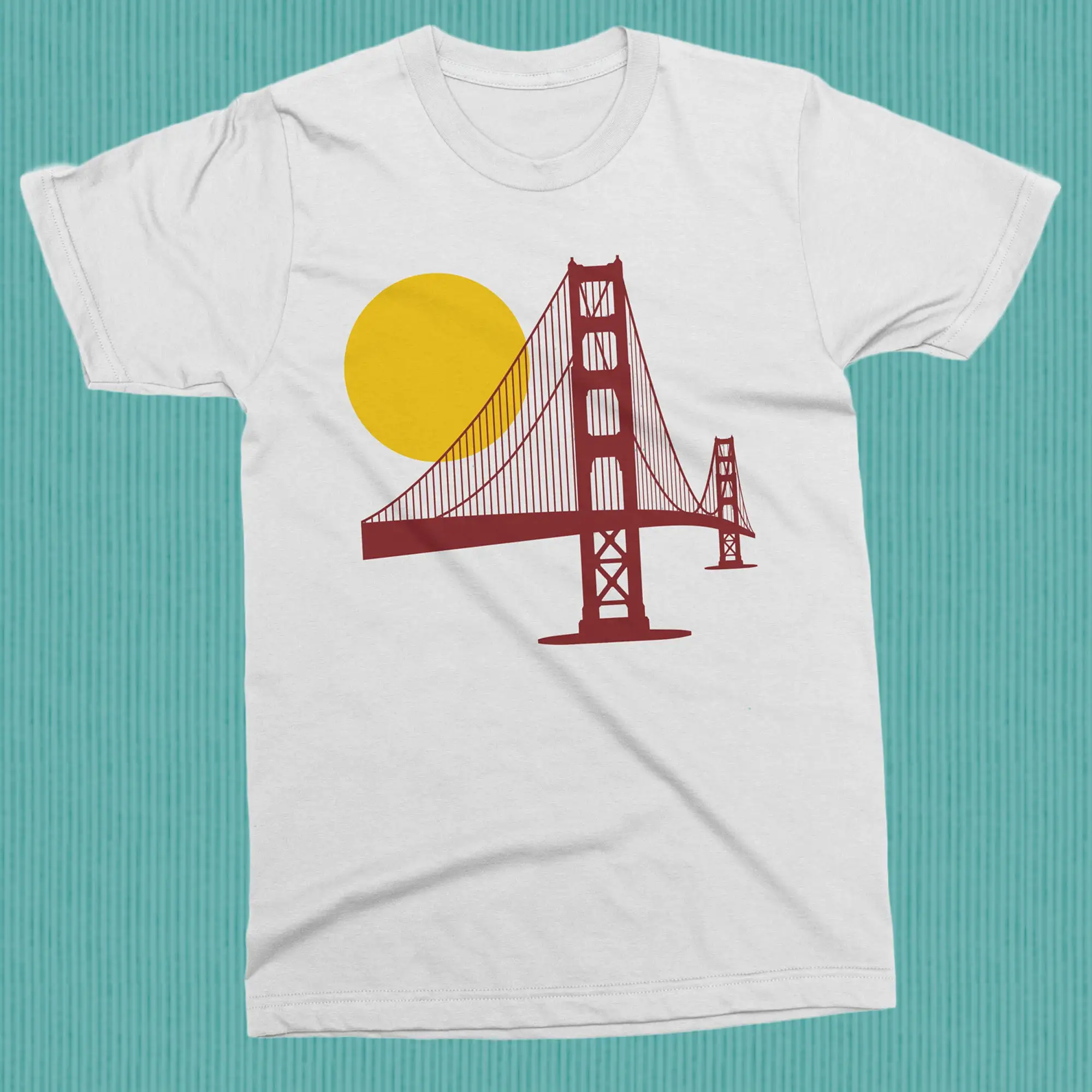 San Francisco Shirt Golden Gate Bridge T Vintage Sf Graphic Tee California Sunset Bay Area Fran Gift For