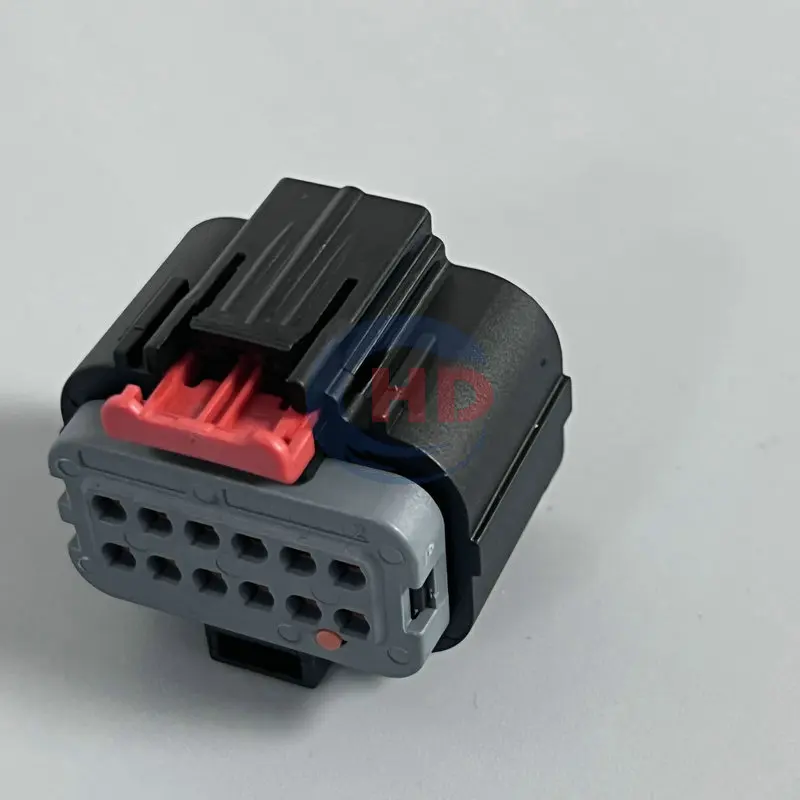 

1-20 sets 12-Pin 4.10mm Black Rectangular Connector Housing Plug 1897462-2