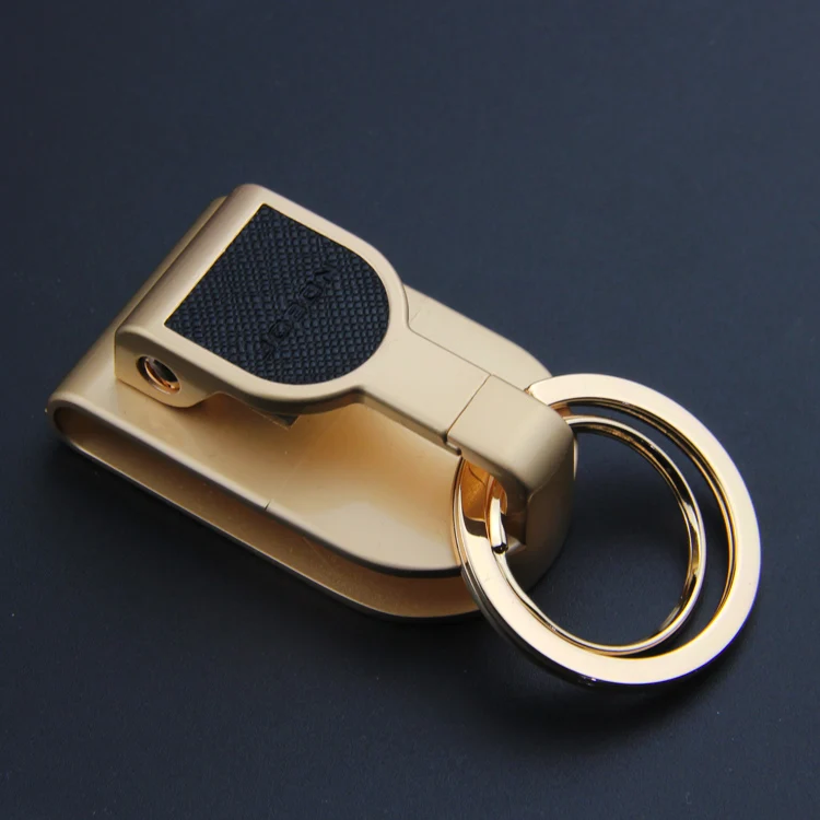 Luxury High-quality Belt Key Chain Clip Holder Waist Hanging Belts Keychain Holders Car Key Chain Buckle Creative Men Best Gift