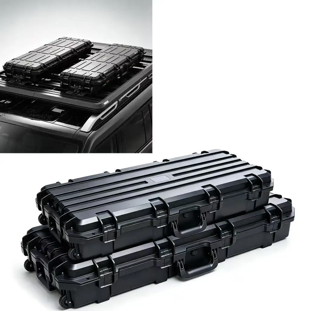 92L Heavy Duty Rotomolded Durable Dustproof Impact-resistant Water Resistant Outdoor Cargo Truck Tool Storage Box