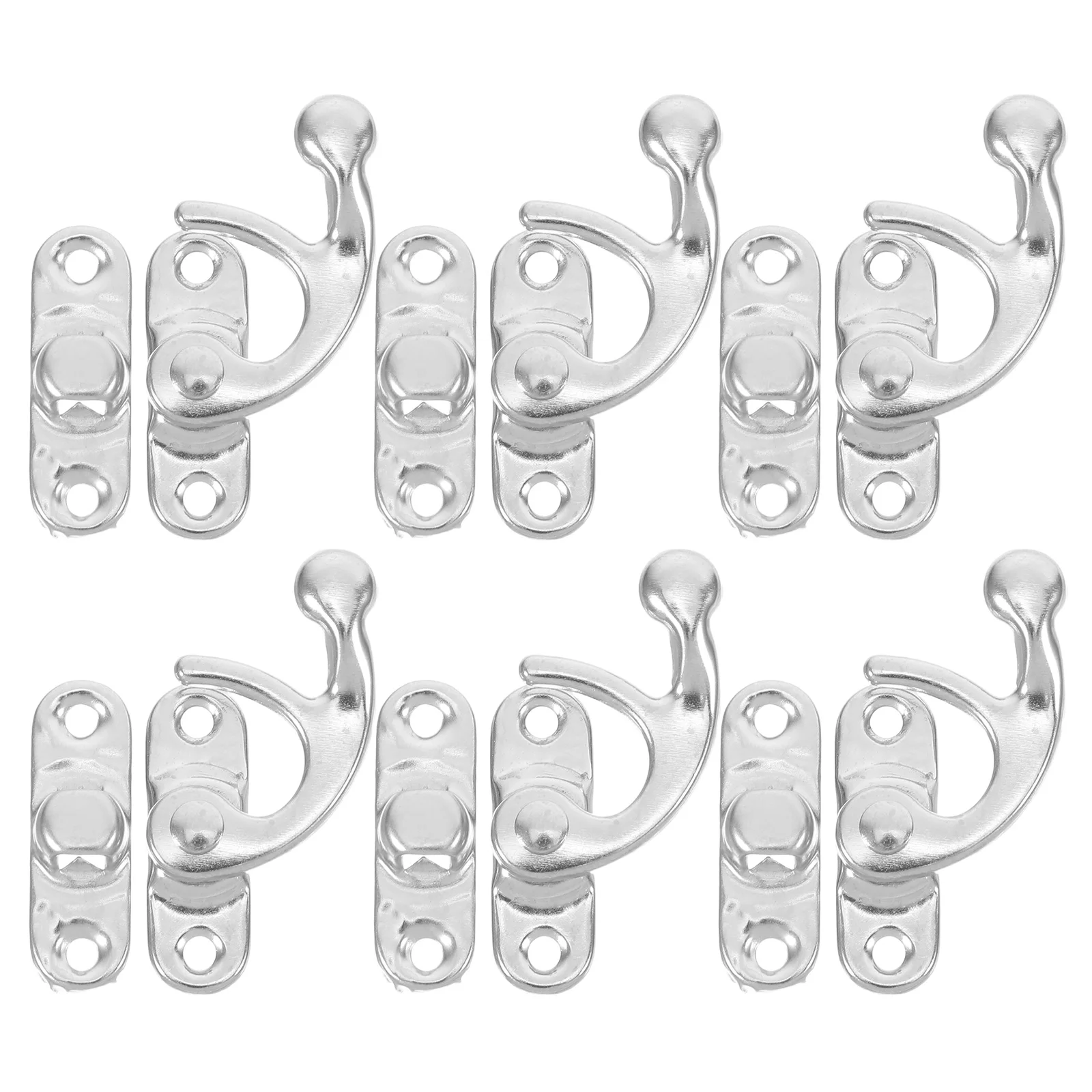

6 PCS Camera Cabinet Latch Jewelry Box Latches Lock Clasp Buckle Copper Hook and