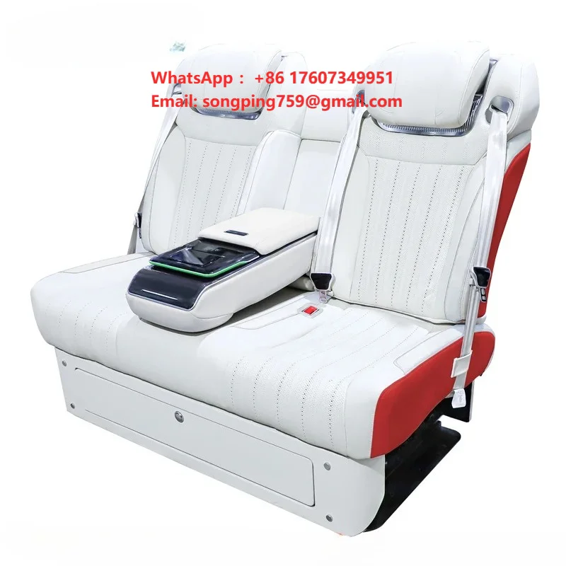 Luxury Leather Waterproof Car Seat Covers Set for Volkswagen T5 T7 T4 Multivan Adjustable Angle Design RS Brand