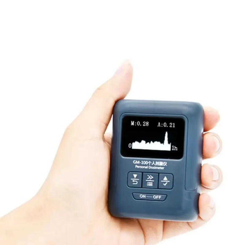 Rilevatore di radiazioni nucleari GM-100 Rilevatori di marmo Tester di raggi X Beta Gamma Fornitura Geiger Contatore geiger portatile di piccole dimensioni