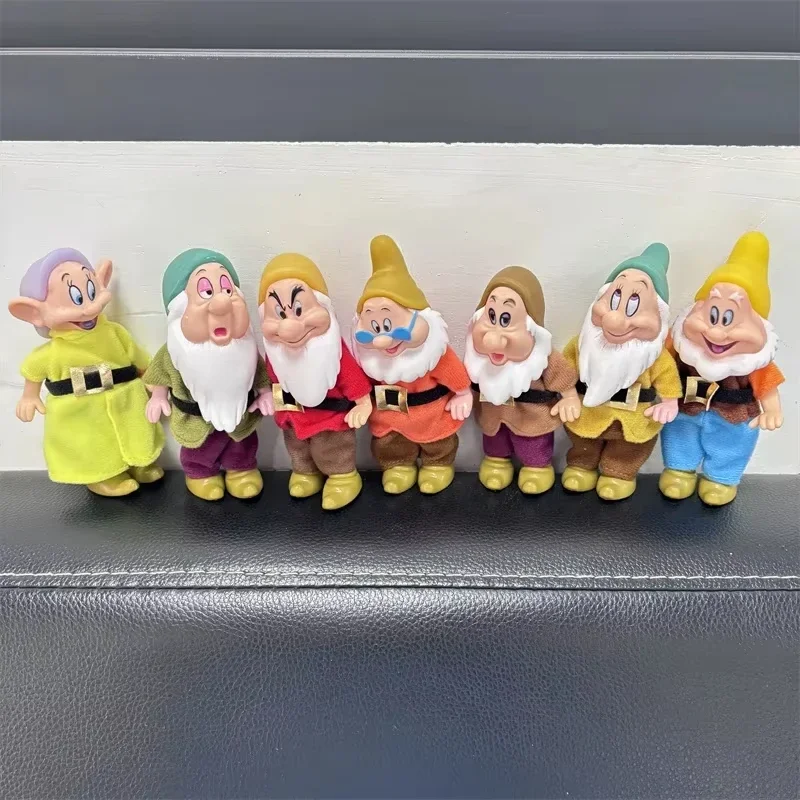 10cm disney neve branca e os sete anões 7 pçs figura de ação brinquedos princesa pvc coleção crianças presentes aniversário