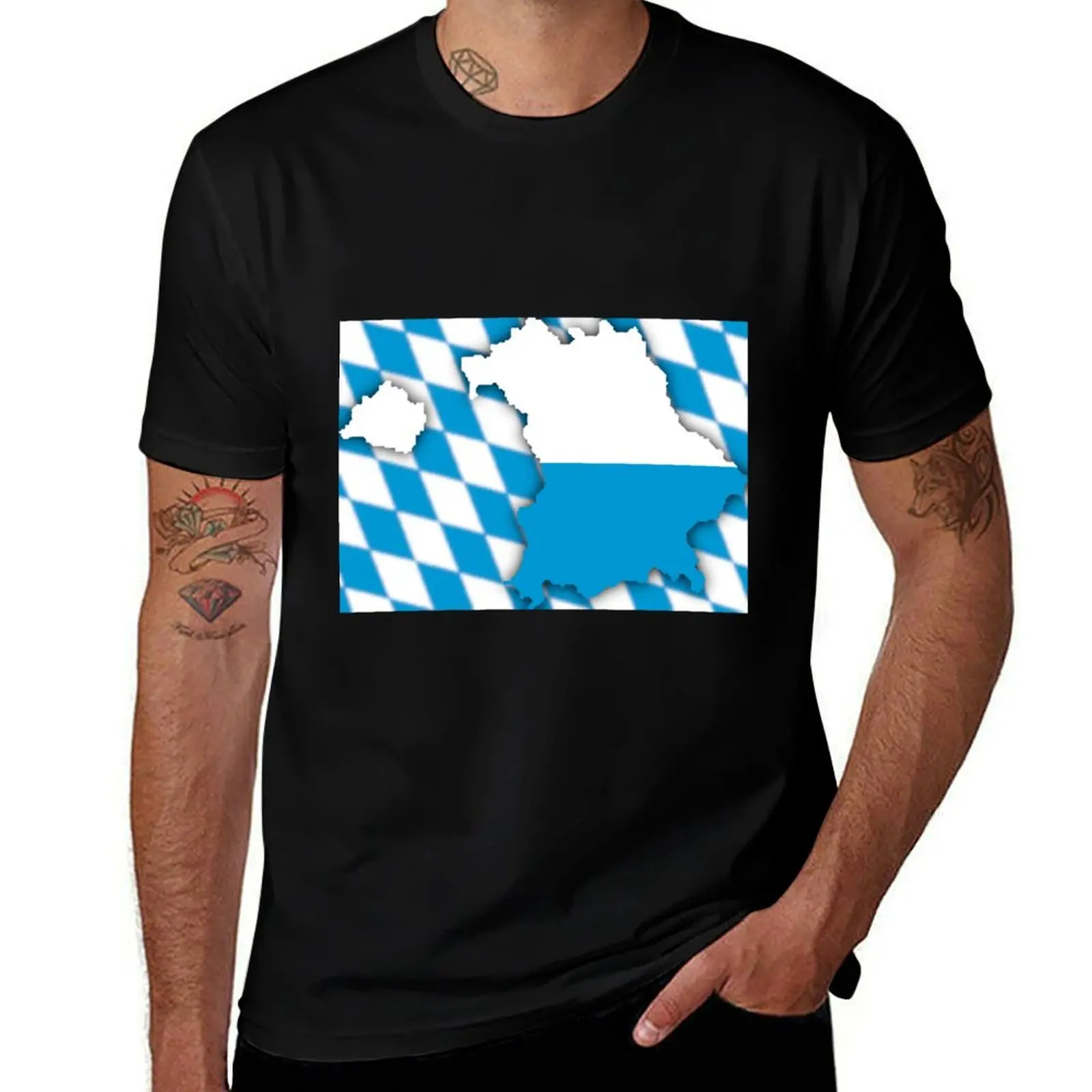 Kingdom of Bavaria T-Shirt Retro Graphic Print T-Shirt