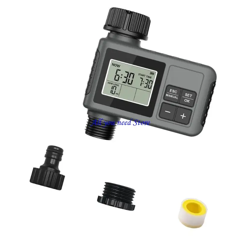 K9FB Programmable Lawn Irrigation Timer Adjustable Sprayer Duration Rain Delay