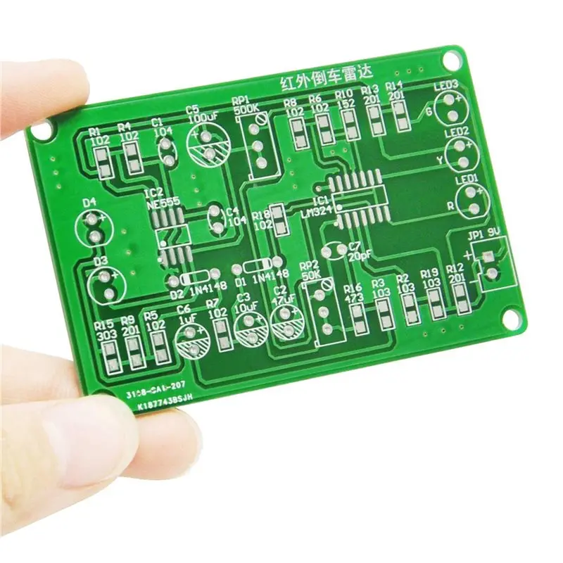 【PHONE ACCESSORY】10X SMD Infrared Reversing Radar Practice Soldering Kit Welding Training Board For Arduino DIY EK1950