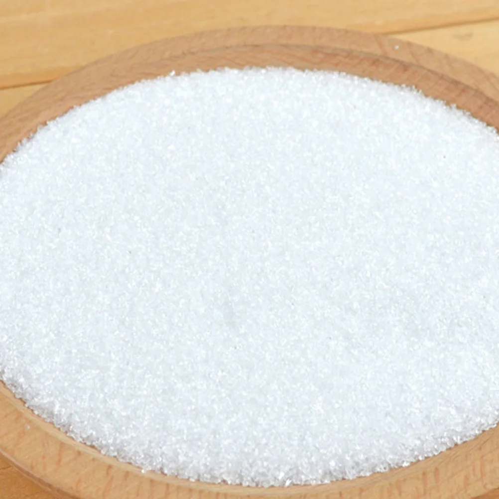 2 Pack White Sugar Sprinkles Artificial Cane Simulated Model Interesting Fake Granulated Toys