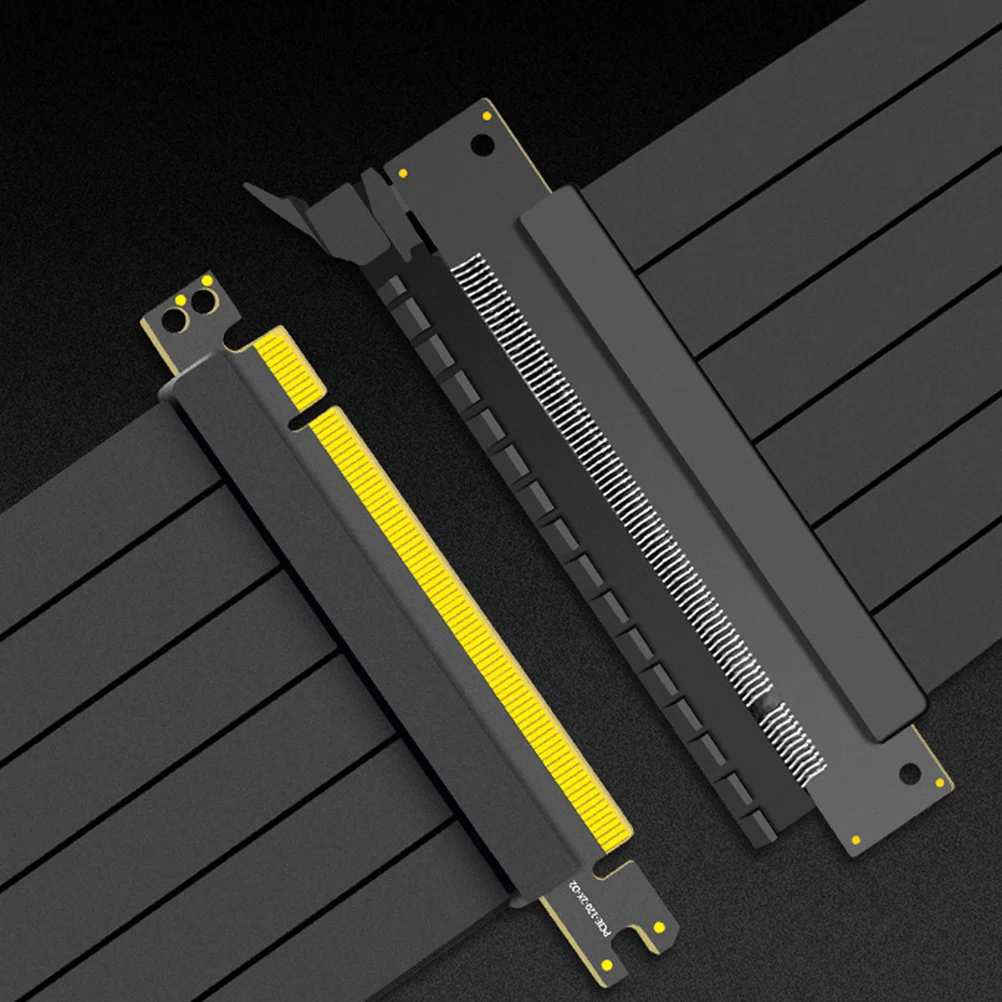 Adaptor Port Ekstensi Kabel Riser Pci-E 3.0 50Cm untuk Kartu Grafis Kabel Ekstensi Gpu Konektor Perangkat Keras Komputer Pcie Express