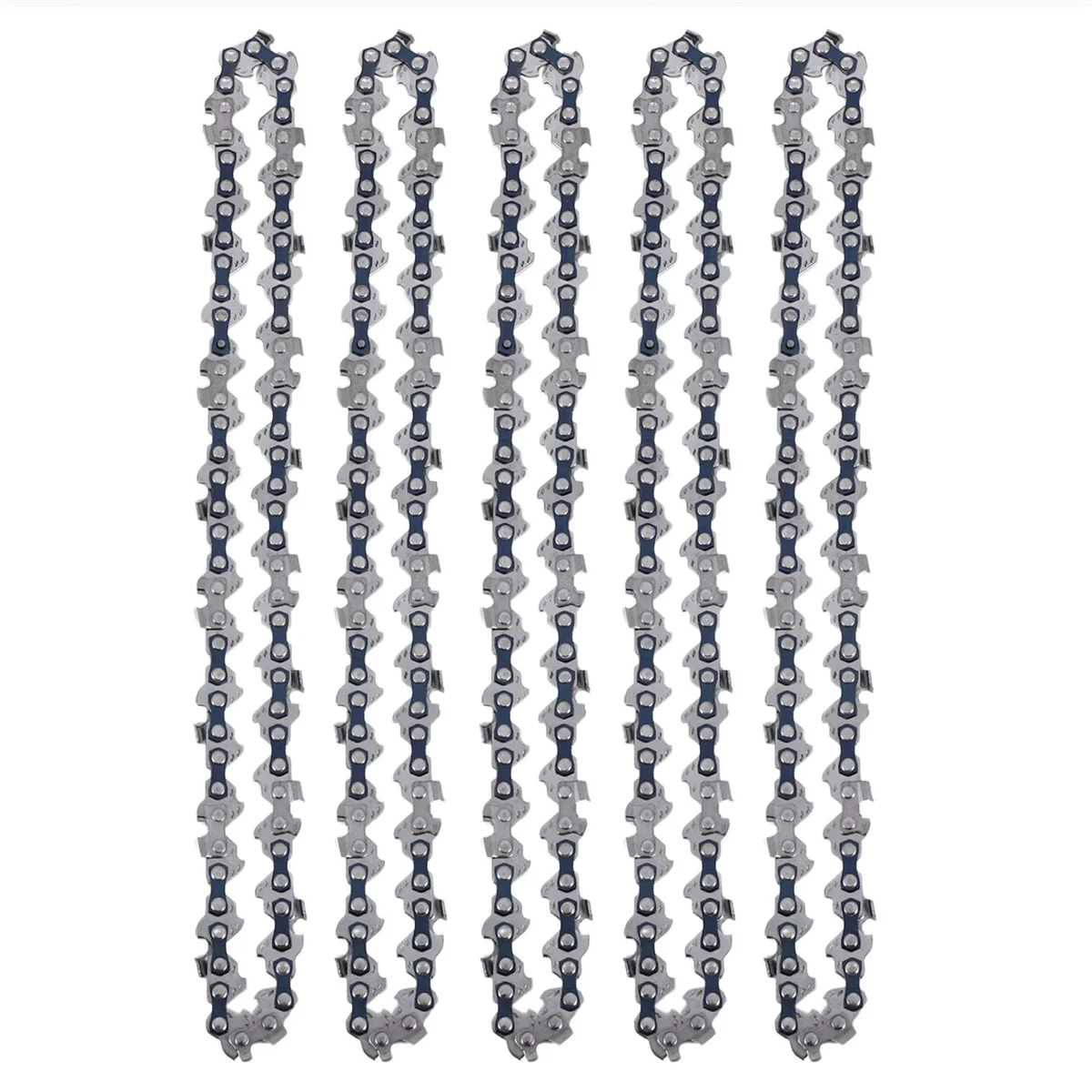 5Pcs Mini Chainsaw Chain for 6 Inch Chainsaw Chain Guide Saw Chain Replacement Portable Saw Chain
