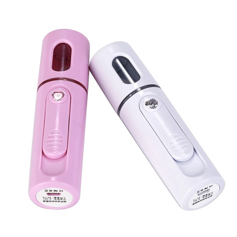 نانو ترطيب ضباب جهاز الضوء الأرجواني الوجه التفتيت Led رذاذ أداة الجمال للعناية بالبشرة باخرة #2