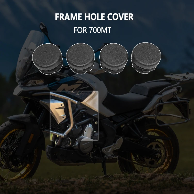 

4PCS Frame Hole Cover Caps Plug Decorative Frame End Caps For CFMOTO 700MT MT700 700 MT ADV Motorcycle Accessories