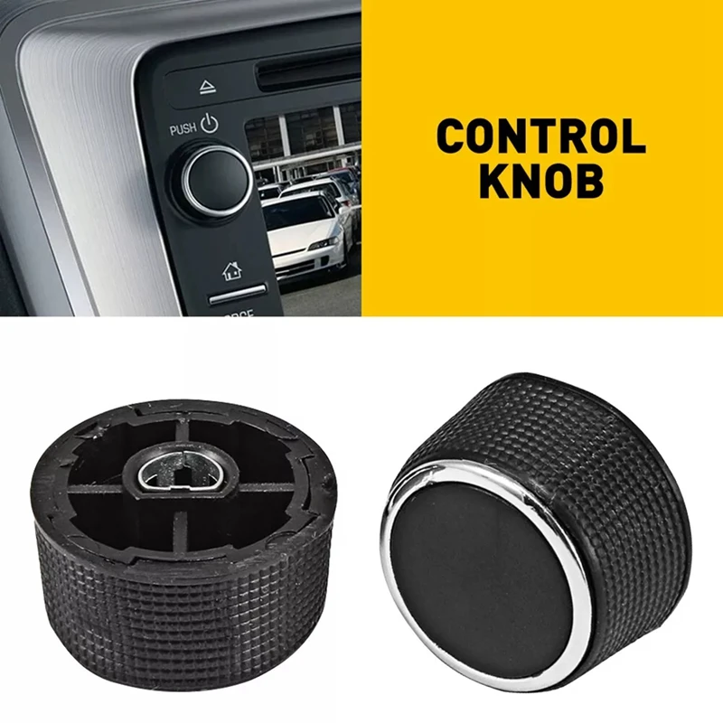 4 Pcs Rear Radio Audio Volume Control Knob Dial Tuner For Chevy Tahoe Chevrolet 07-13 22912547 Radio Repair Kit