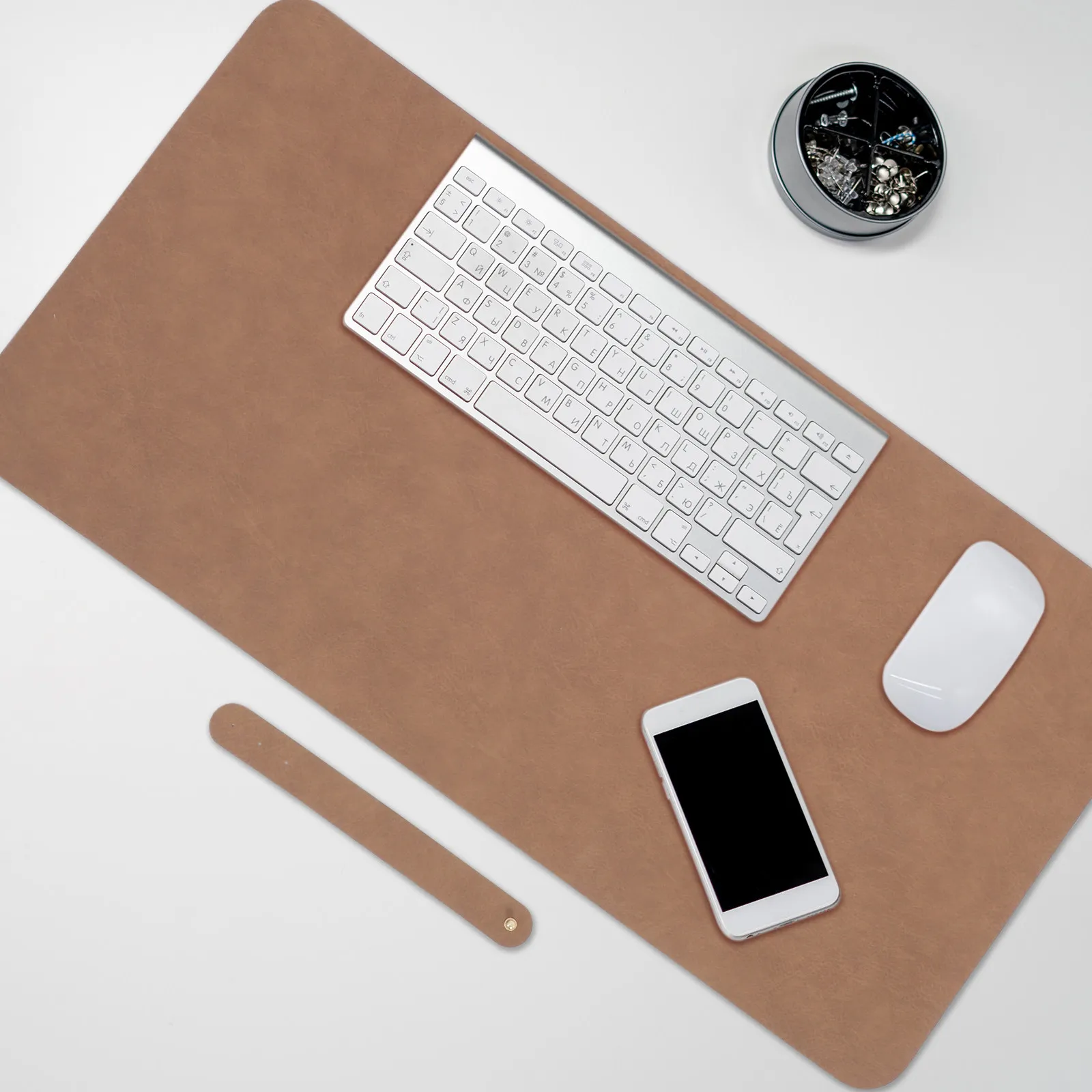 

Большой двойной коврик для мыши, нескользящий, водонепроницаемый, защитный коврик для стола, офисный коврик для компьютера и письма