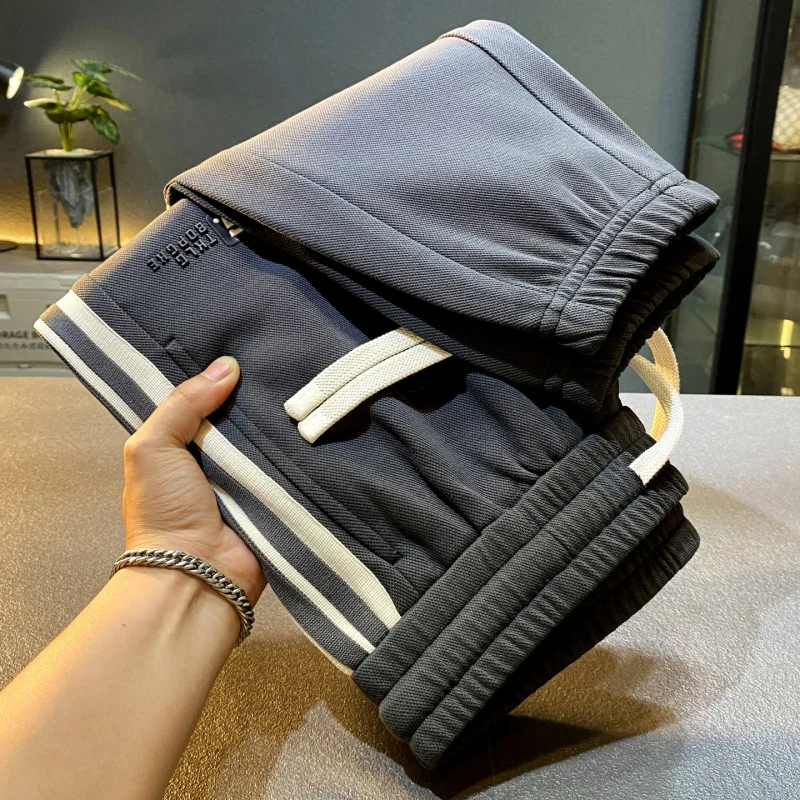 2025年秋新作 メンズ スウェットパンツ ランニング スポーツパンツ カジュアル ニット ジョガーパンツ カフ付き ルーズ ハレムパンツ ロングパンツ