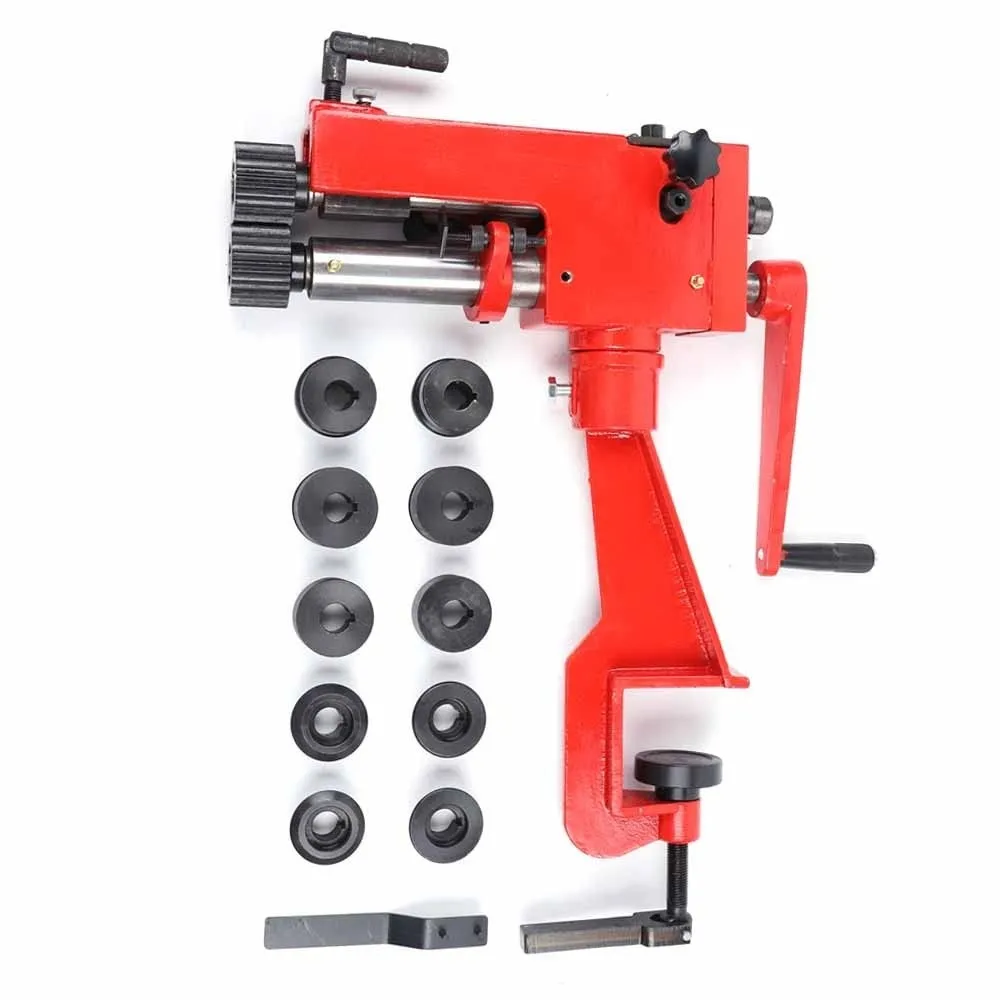 7in Sheet Metal Bead Roller Bending Bender Rolling Machine Professional Sheet Metal Forming Rotary Steel Bending Bender